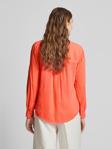 Christian Berg Woman Overhemdblouse met borstzakken Neon oranje - 5