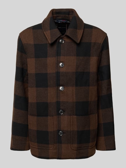 Tommy Hilfiger Oversized overhemdjack van wolmix Zwart - 2