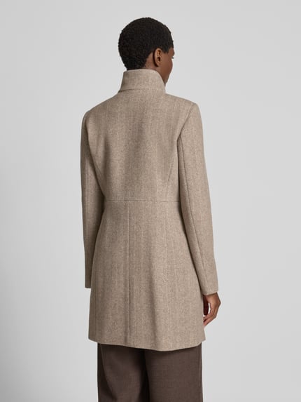 FUCHS SCHMITT Mantel mit Knopfleiste Taupe 5