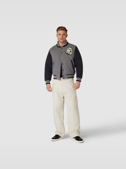 Billionaire Boys Club Kurtka college z naszywką z logo Czarny 1