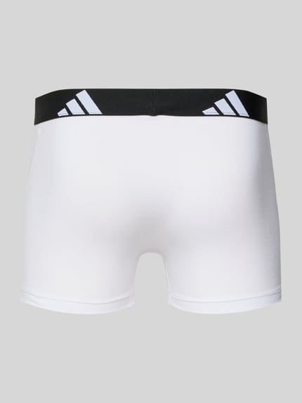 adidas Sportswear Trunks mit elastischem Logo-Bund im 3er-Pack Anthrazit 3