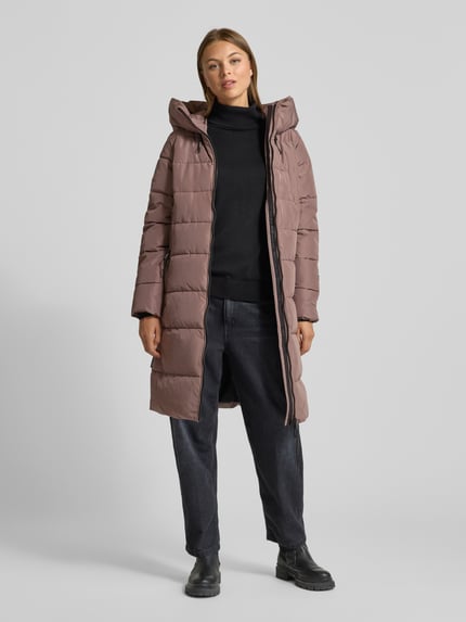 khujo Kurtka w stylu puffer z Kapturem Model 'Jilias' Szarobrązowy 1