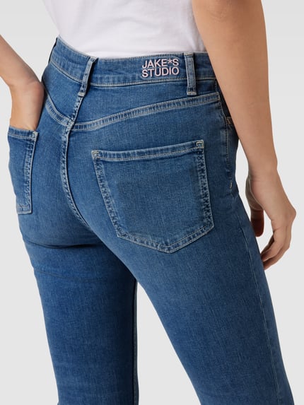 Jake*s Studio Woman Slim Fit Jeans mit Eingrifftaschen Jeansblau 3