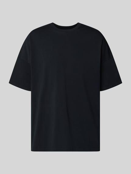 Produktfoto, T-Shirt mit Rundhalsausschnitt Modell 'FIZVALLEY' von American Vintage aus reiner Baumwolle, locker geschnitten, schwarze Farbe