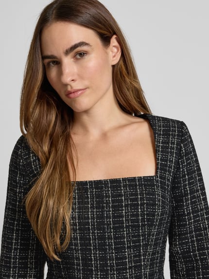 GUESS Minikleid mit Karree-Ausschnitt Modell 'SANDRA' Black 3