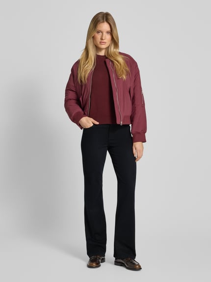 ANGELS Stoffen broek met 5-pocketmodel, model 'LARA' Marineblauw - 1