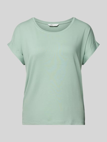 ONLY Regular Fit T-Shirt aus Viskose-Mix Modell 'MOSTER' Mint 2