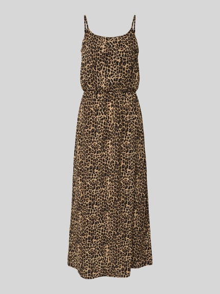 ONLY Maxikleid aus Crêpe Modell 'WINNER LIFE' Mittelbraun 2