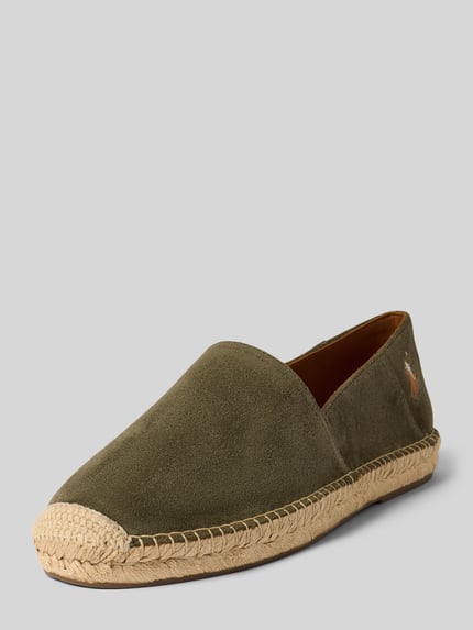 Polo Ralph Lauren Espadrilles mit Logo-Stitching Modell 'CEVIO' Dunkelgruen 1