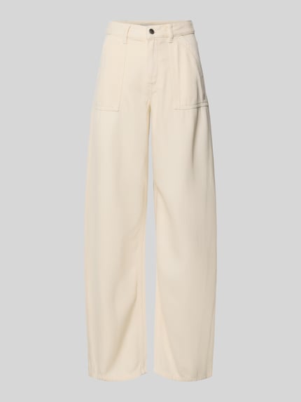 Tommy Hilfiger Wide Leg Jeans aus Lyocell Offwhite 2