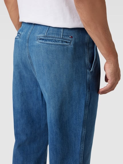 Tommy Hilfiger Relaxed fit jeans met stolpplooien, model 'RUSCAN' Blauw - 3
