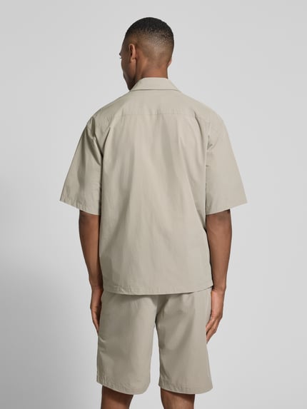 Jake*s Studio Men Koszula casualowa z listwą z zatrzaskami Khaki 5