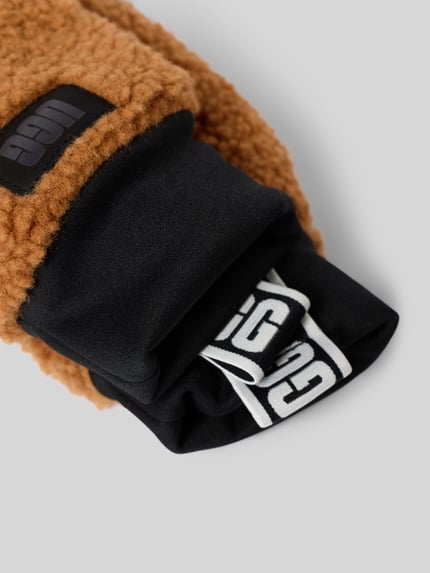 UGG Handschuhe aus Fleece mit elastischem Bund Camel 2
