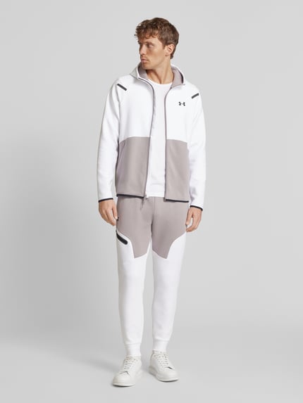 Under Armour Sweatpants met labelprint Lichtgrijs - 1