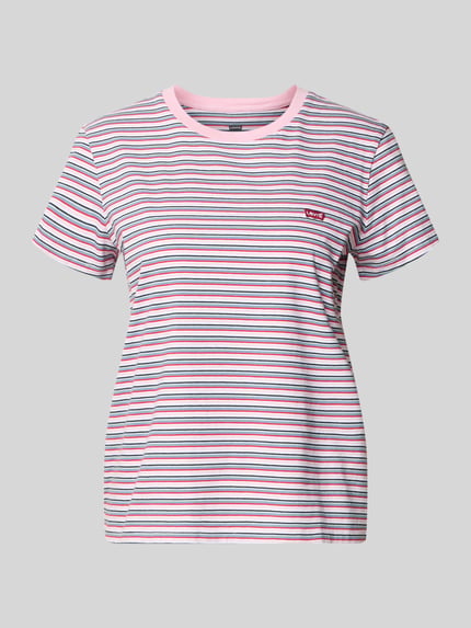 Levi's® regular fit T-shirt van puur katoen Roze - 2