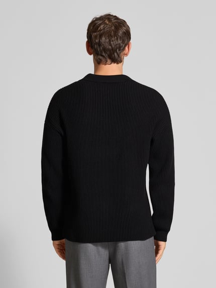 DRYKORN Strickpullover mit Polokragen Black 5