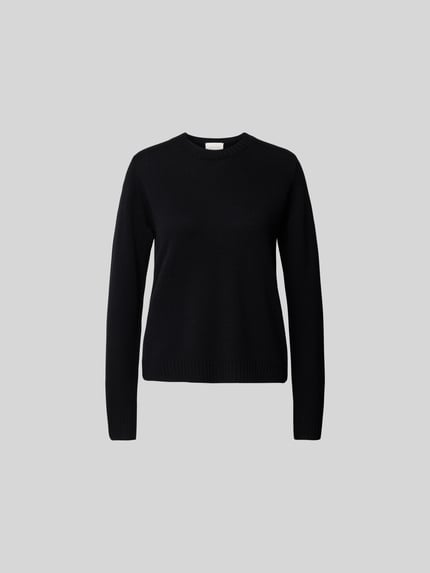 Juvia Pullover mit gerippten Abschlüssen Black 2