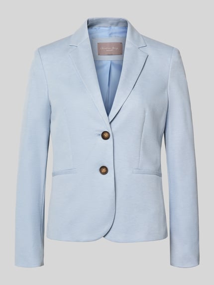 Regular Fit Blazer mit Reverskragen Shop The Look MANNEQUINE