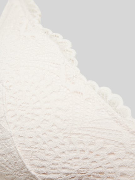 SKINY Beha met kant Offwhite - 2