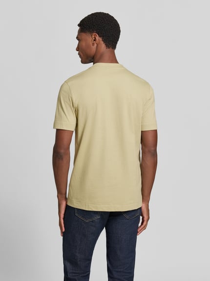 BOSS Regular Fit T-Shirt aus reiner Baumwolle Modell 'Thompson' Hellgruen 5
