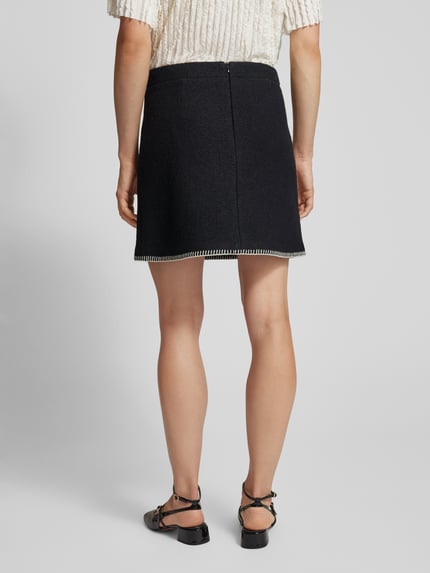 Jake*s Collection Minirock mit Strukturmuster Black 5