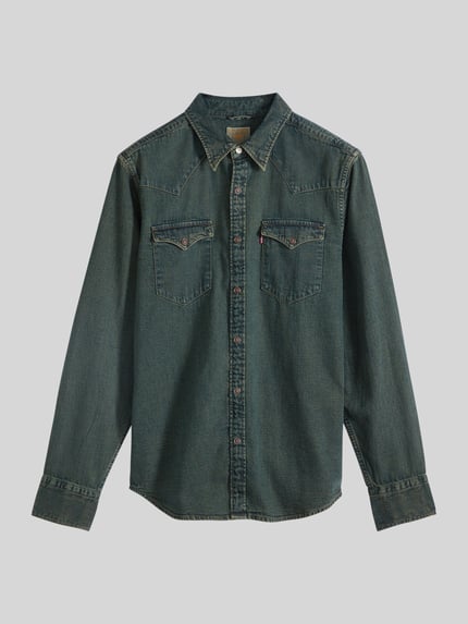 Levi's® Regular Fit Freizeithemd aus reiner Baumwolle Dunkelblau 2