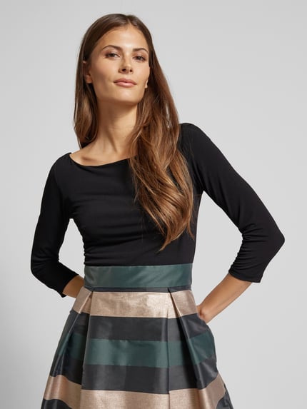 SWING Cocktailkleid mit U-Boot-Ausschnitt Dunkelgruen 3