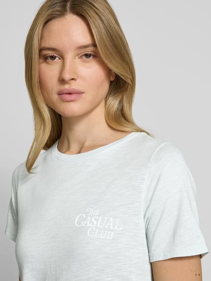 Juvia T-Shirt mit Statement-Print Mint 3