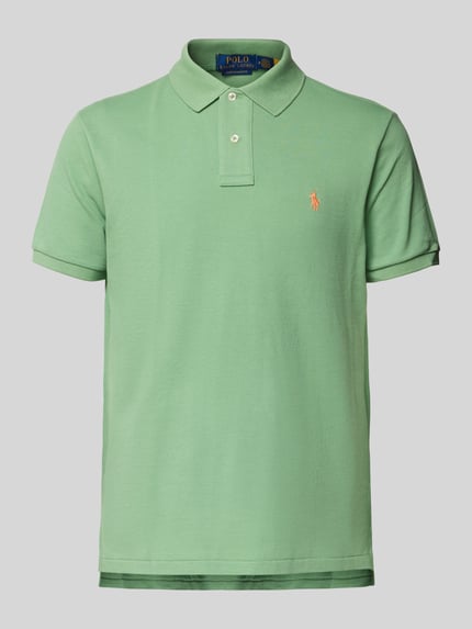 Polo Ralph Lauren Koszulka polo o kroju slim fit z czystej bawełny Zielony 2