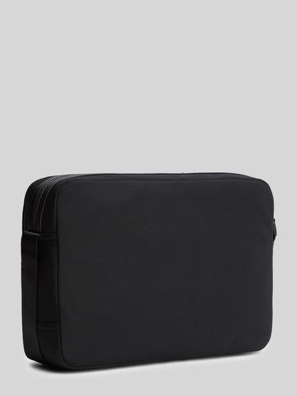 Tommy Hilfiger torba na ramię z napisem z logo model 'TH REPREVE MESSENGER' BLACK 4