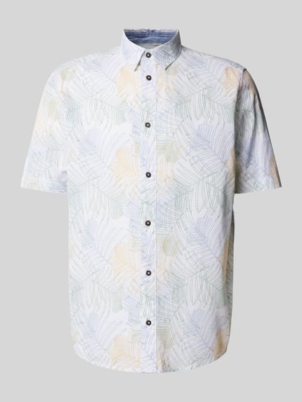 Tom Tailor Freizeithemd mit floralem Muster Weiss 2