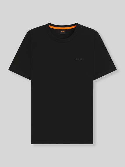 BOSS Orange Regular Fit T-Shirt aus reiner Baumwolle Modell 'TEGOOD' Black 2