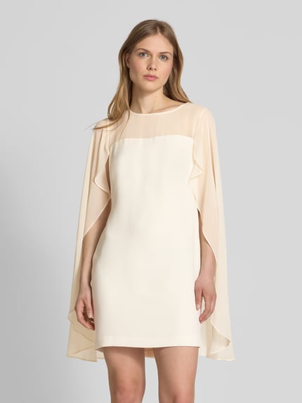 Lauren Ralph Lauren Cocktailkleid mit Volants Modell 'Lavati' Ecru 4