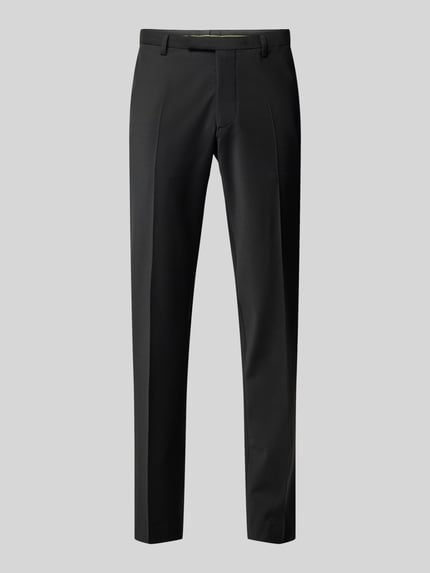 CINQUE Super slim fit pantalon met scheerwol, model 'Cicastello' - 'CIPOWERSTRETCH' Zwart - 2