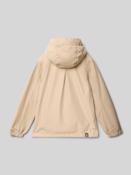 Productfoto, Jacke mit Kapuze und Label-Detail van Killtec voor kinderen in beige met regular fit, capuchon, steekzakken en labeldetail, ruglengte maat 140: 56 cm, schouderbreedte: 40 cm, mouwlengte: 45 cm