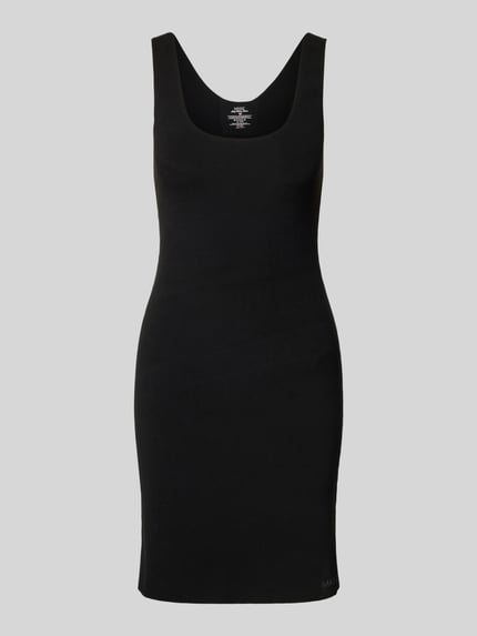 MAGIC Bodyfashion Sukienka mini z efektem termicznym z okrągłym dekoltem Czarny 2