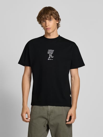 BLKVIS T-Shirt mit Motiv- und Label-Stitching Modell 'BAKERY' Black 4