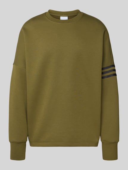 adidas Originals Oversized Sweatshirt mit gerippten Abschlüssen Oliv 2
