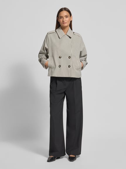 mbyM Relaxed fit Jack met platte kraag Model 'Becker' Offwhite - 1