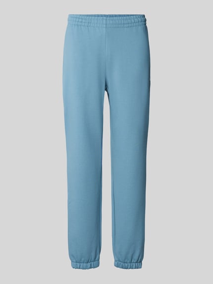 Produktfoto, Regular Fit Sweathose aus Baumwoll-Mix von Lacoste in Hellblau, elastische Bündchen, weiche Textur, Herren Sweathose