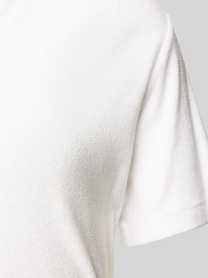 MC2 Saint Barth Slim Fit Poloshirt mit V-Ausschnitt Modell 'JEREMY - TERRY' Weiss 2