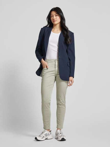 Buena Vista Skinny Fit Hose mit verkürztem Schnitt Modell 'Florida' Hellgrau 1