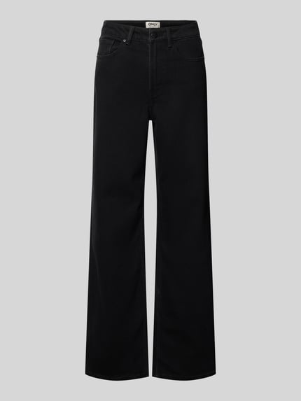 Wide Leg Jeans aus Baumwoll-Mix Modell 'JUICY' Shop The Look MANNEQUINE