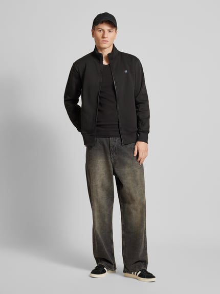 G-Star RAW Sweatjack met opstaande kraag Zwart - 1
