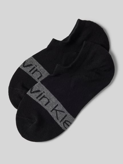 CK Calvin Klein Sokjes met labelprint in set van 2 Zwart - 1
