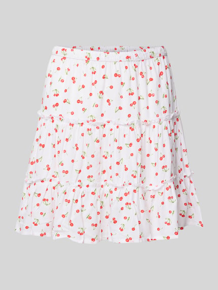 REVIEW Minirok met elastische band Wit - 2