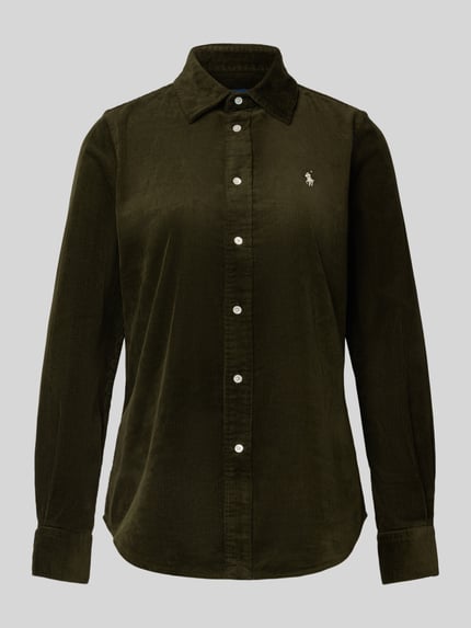 Polo Ralph Lauren Bluzka koszulowa z wyhaftowanym logo Oliwkowy 2
