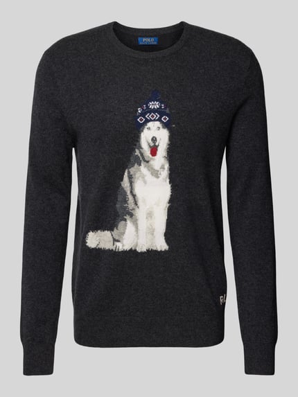 Polo Ralph Lauren Strickpullover aus Kaschmir Anthrazit 2