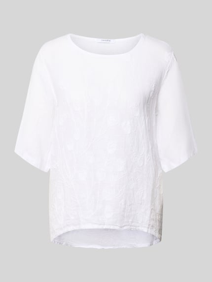 Blusenshirt mit Stitchings Modell 'No44raa' Shop The Look MANNEQUINE