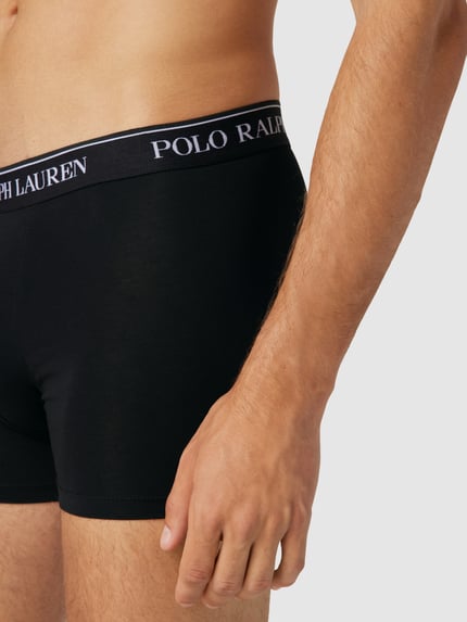 Polo Ralph Lauren Underwear Trunks mit elastischem Logo-Bund im 5er-Pack Black 3